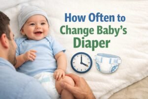 Infant diaper size chart by weight and how often change infant diaper daily