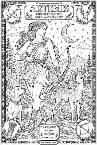 Artemis, Goddess of the Hunt, Wildlife, and the Moon