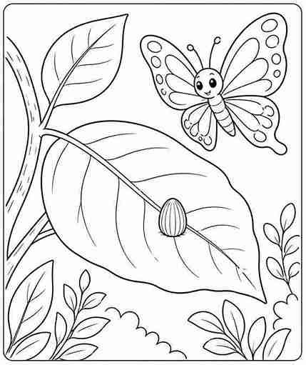 Printable butterfly coloring pages