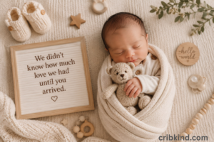 Heartfelt Baby Announcement Captions