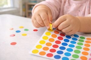 dot-sticker-peeling-daycare-craft-toddler