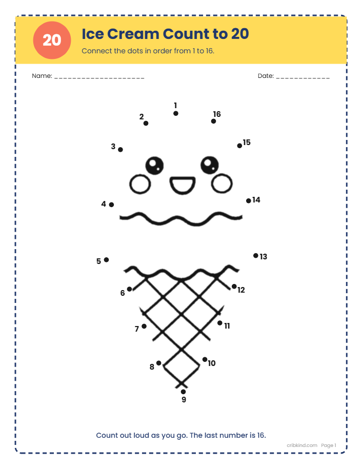 dot to dot worksheets printable