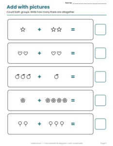 kindergarten math worksheets free download