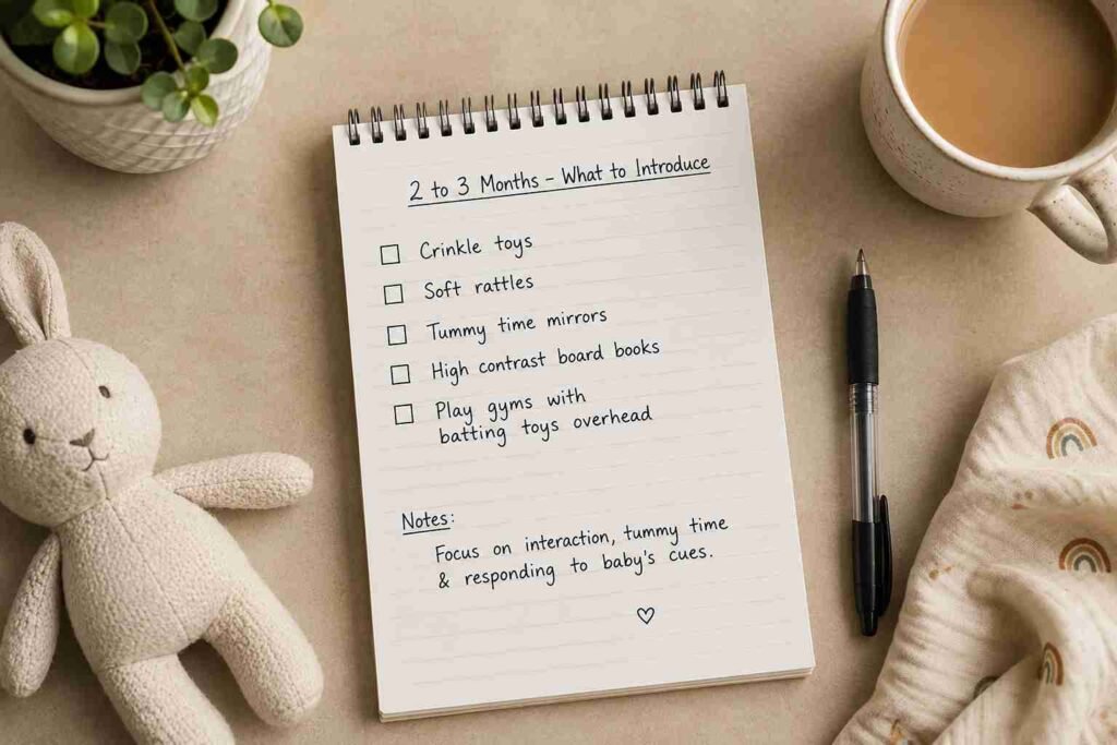 A handwritten newborn sleep and feed schedule chart on a notepad