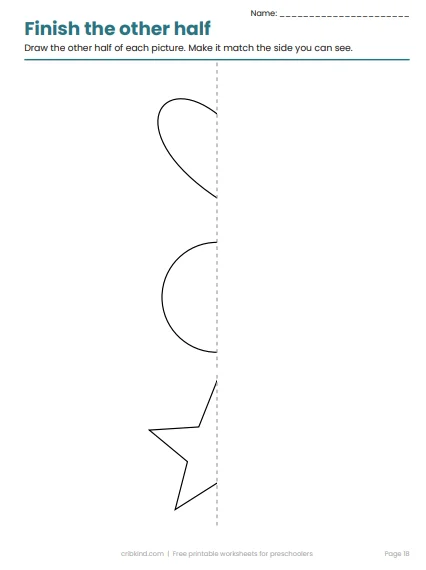 worksheets for preschoolers